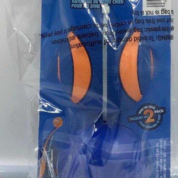 2022 New Chuckit! Sonic 2-Pack Medium Size Dog Toy, Medium, Works-Chuckit Launch - Picture 3 of 3